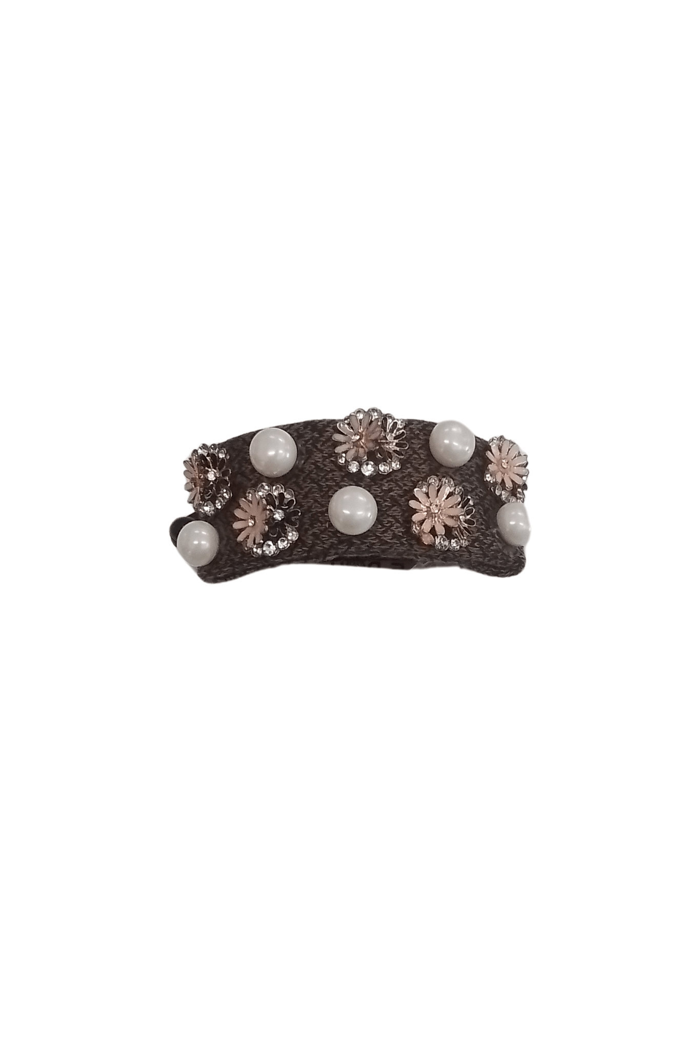 Brown Flowers Hair Clips - Mu Shop