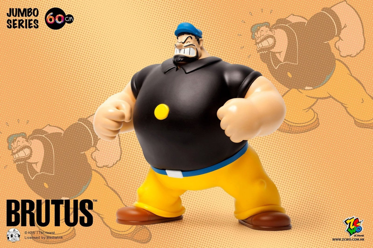 Brutus Popeye 90th Anniversary Vinyl Figure 60cm - Mu Shop