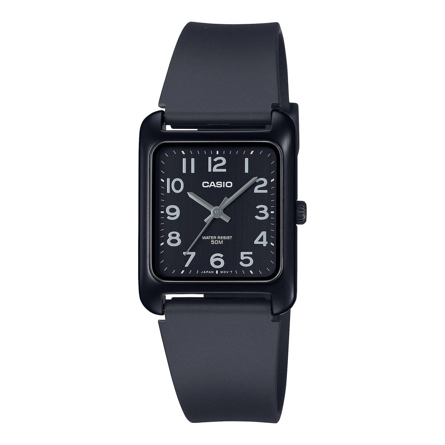 CASIO Standard GENTS ANALOGUE Black Wrist Watch - Mu Shop