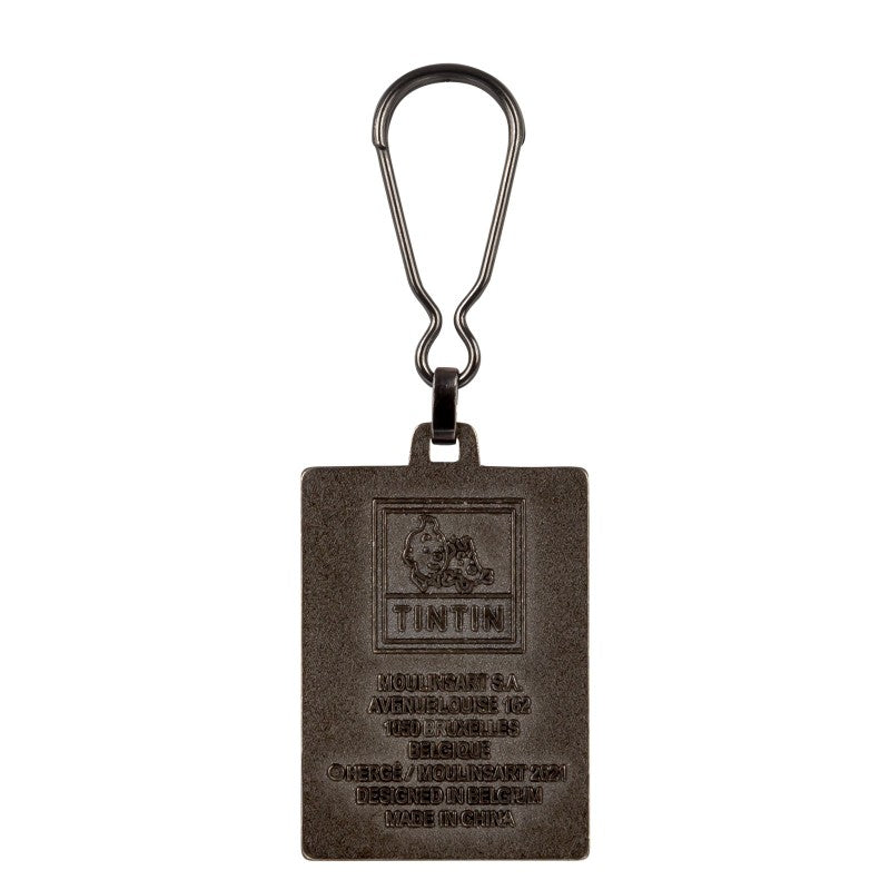 Tintin Explorers on the Moon metal keyring alternate view 2