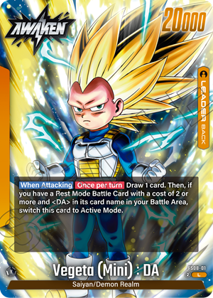 Dragon Ball Super Fusion World Vegeta (Mini) Super Saiyan 3 Starter Deck FS08 - Mu Shop