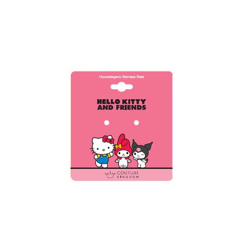 ECC SANRIO HELLO KITTY KUROMI STUD EARRINGS - Mu Shop