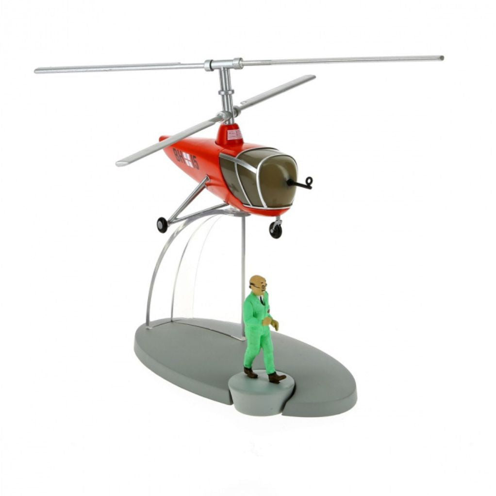 Tintin Plane - BH15 Red Helicopter