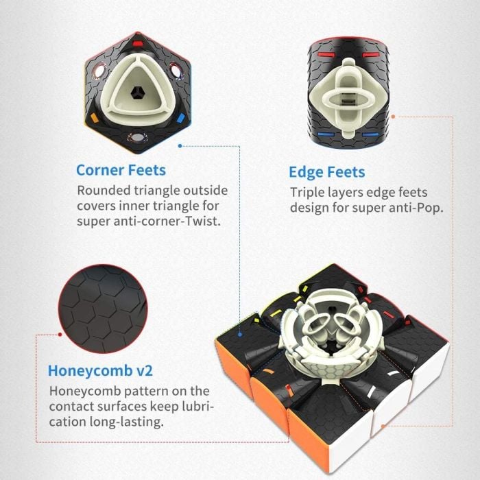 GAN: GAN356 RS – 3×3 Speed Cube - Mu Shop