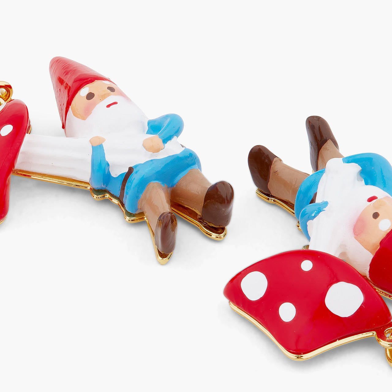 GARDEN GNOME AND MUSHROOM EARRINGS - Mu Shop