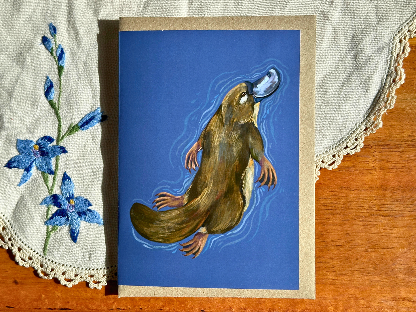 Platypus – Greeting Card