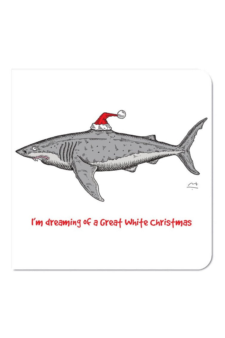 Great White Christmas Card - Mu Shop