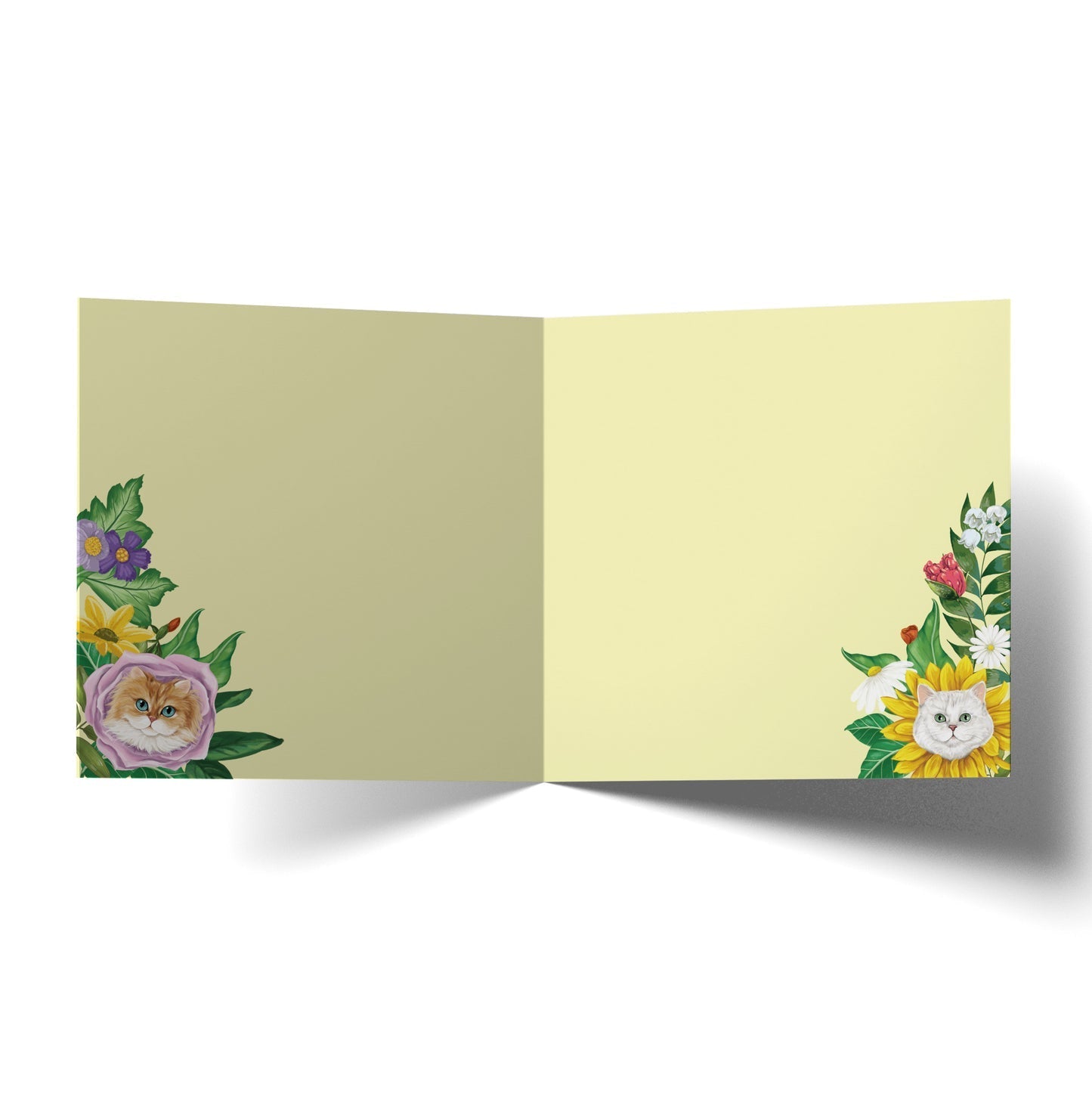 GREETING CARD CAT BOUQUET - Mu Shop