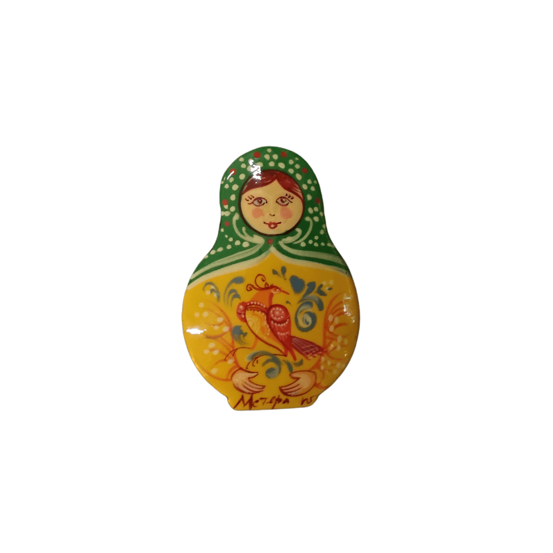 Handmade Russian Matryoshka Doll Pin - Mu Shop