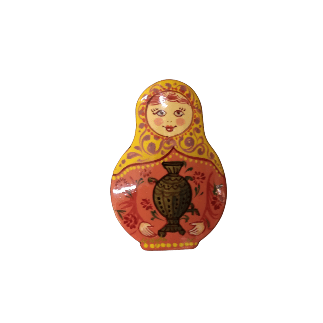 Handmade Russian Matryoshka Doll Pin - Mu Shop