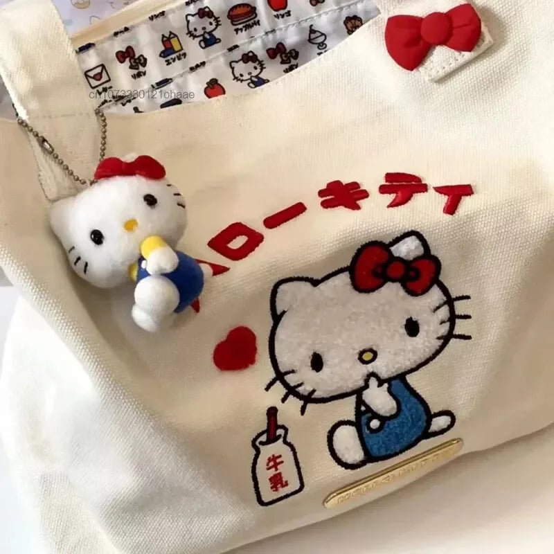 Hello Kitty Milk Bottle Tote Bag - Mu Shop