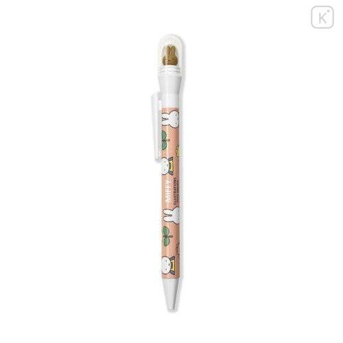 Japan Miffy Rotating Mascot Ballpoint Pen - Light Orange