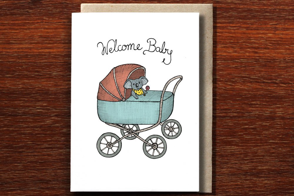 Koala Baby - Card for Newborn - Mu Shop