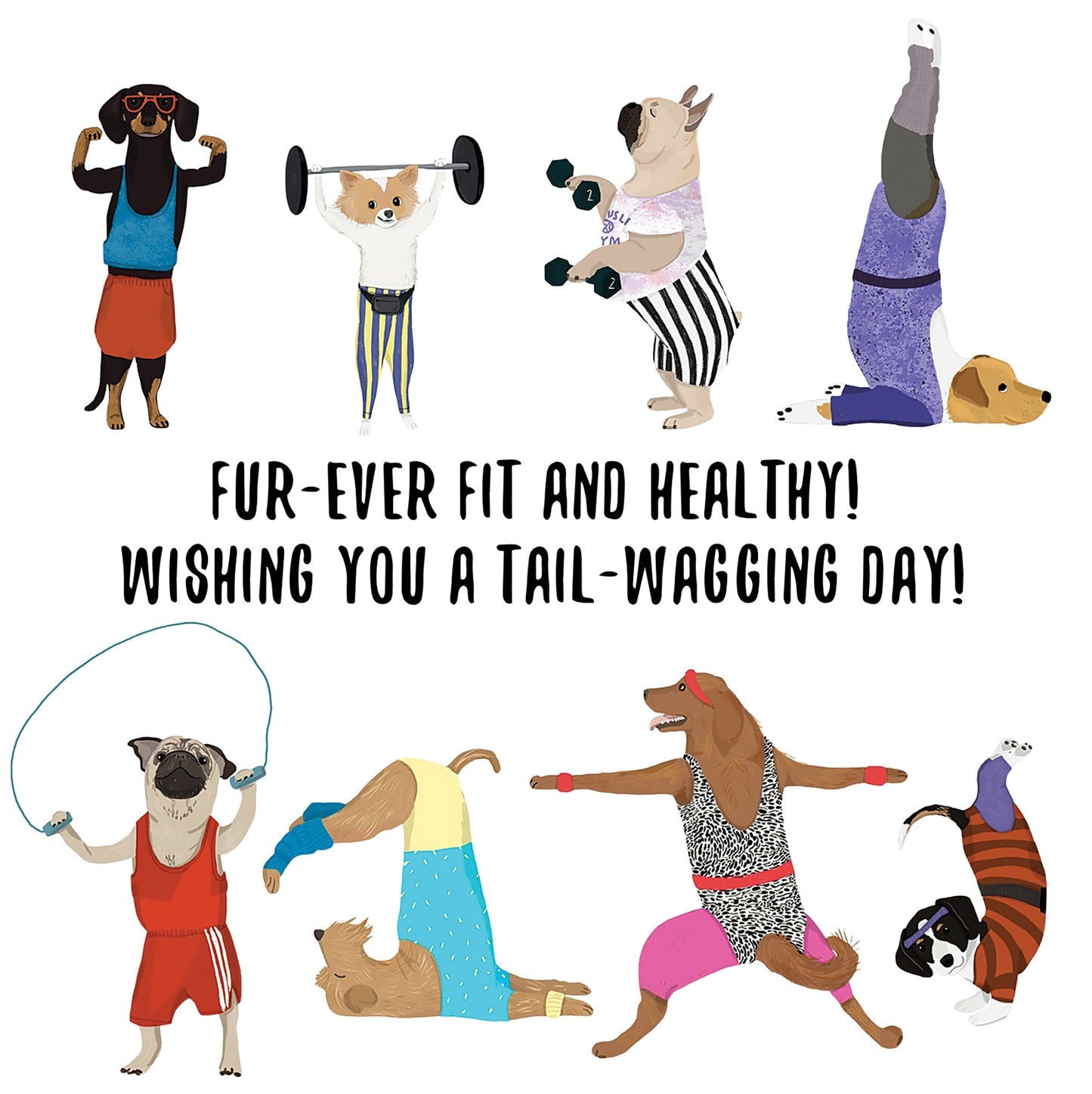 GREETING CARD WOOFING OUT