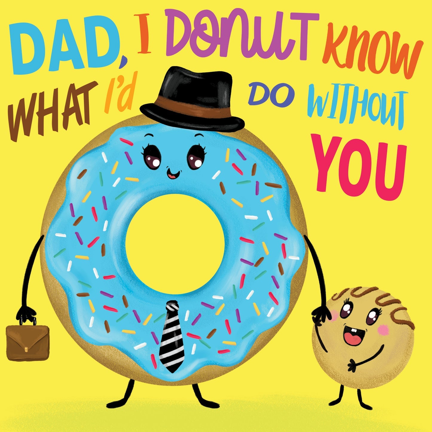 GREETING CARD DONUT KNOW DAD