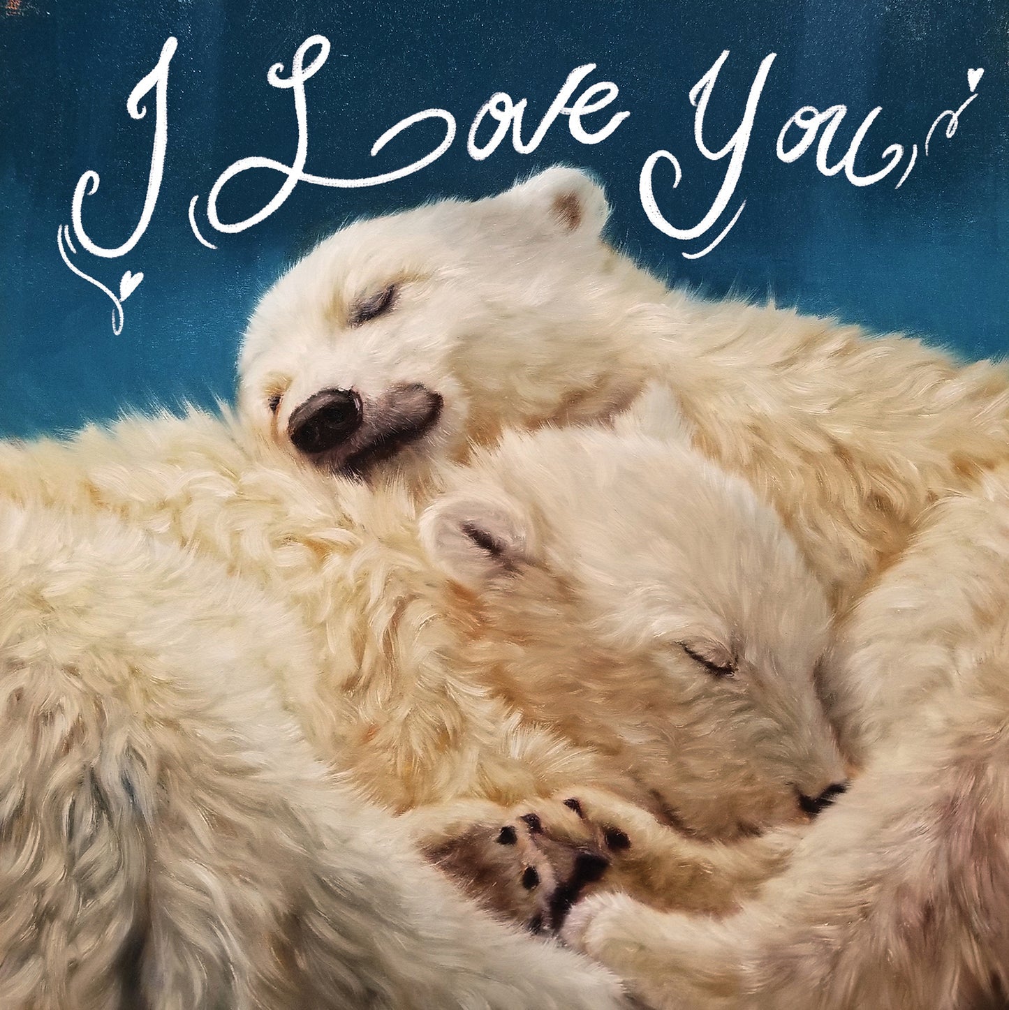 Bear Hugs Greeting Card 14 x 14 cm