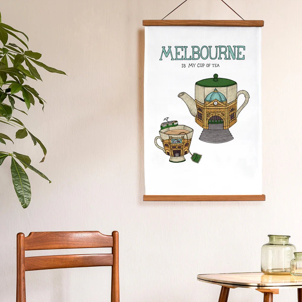 Melbourne Teapot Tea Towels - Mu Shop