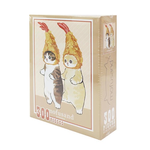 Mofusand Boxed Jigsaw Puzzle - Fried Prawn (300 Pieces) - Mu Shop