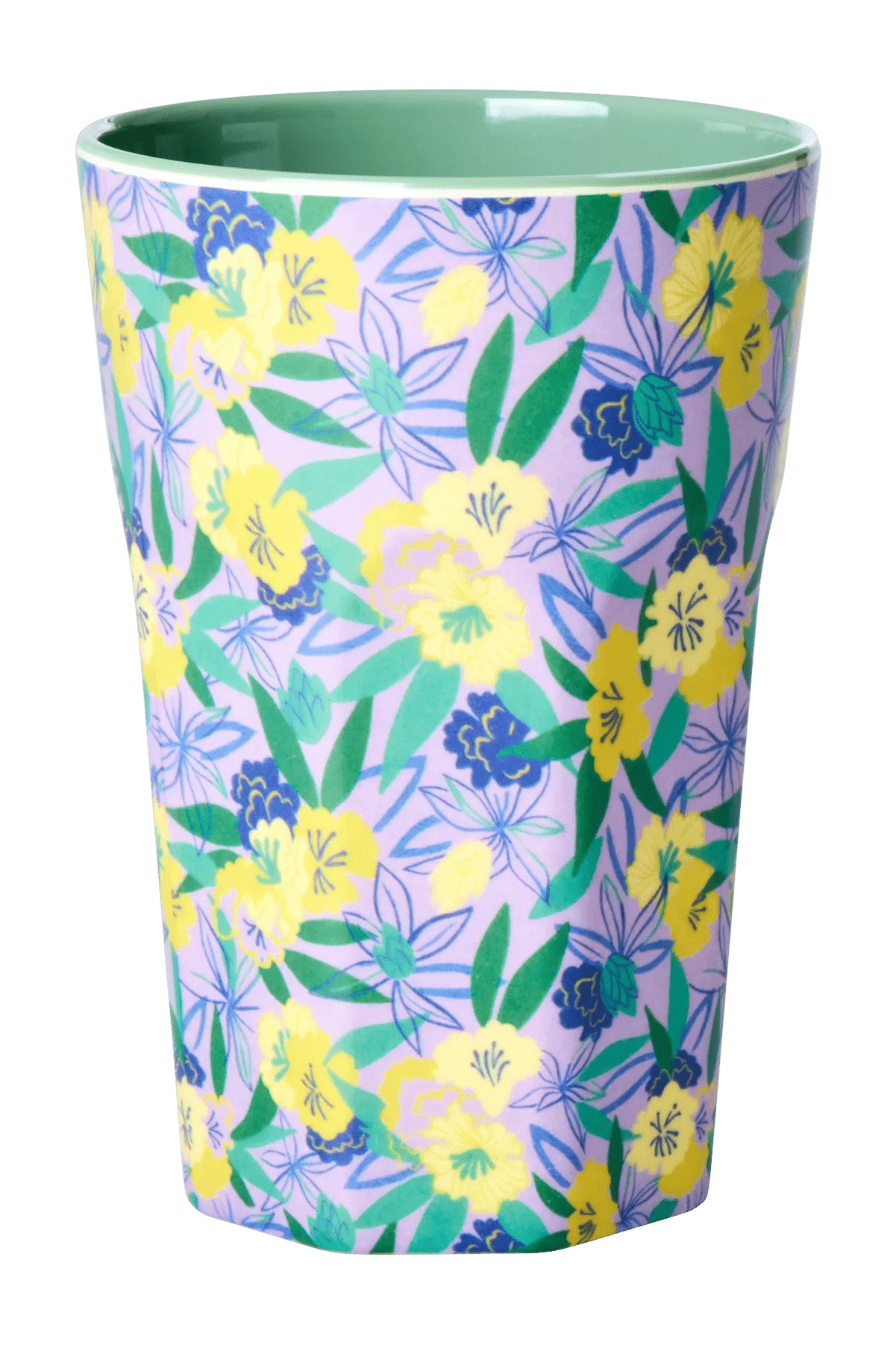 Multicolor Fancy Pansy - Tall Melamine Cup - Mu Shop