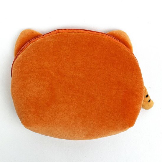 MUZIK TIGER Fluffy Pouch - Red Tiger - Mu Shop