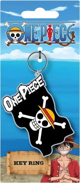 One Piece Flag Moulded Keyring 9cm - Mu Shop