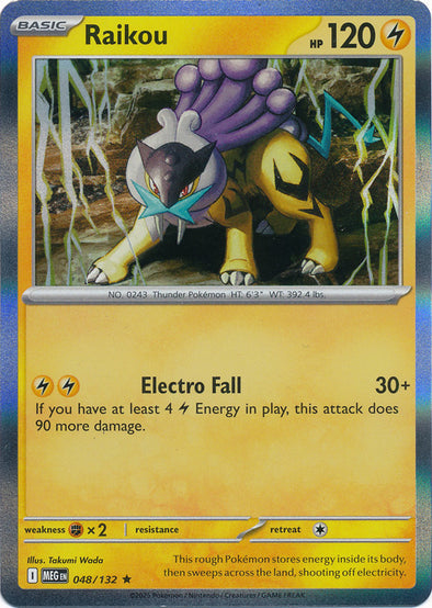 Pokémon TCG: Mega Evolution - Blister Pack (Raikou)