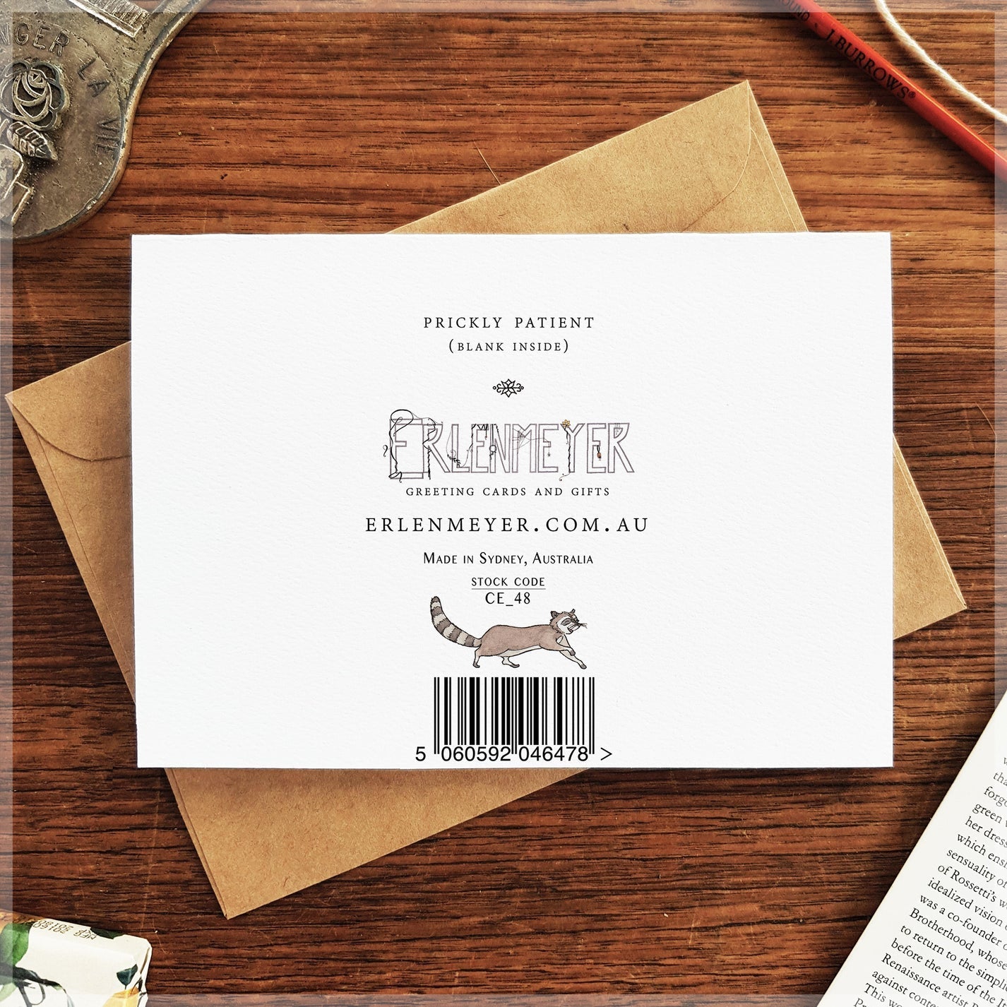 Prickly Patient Greeting Card - Mu Shop