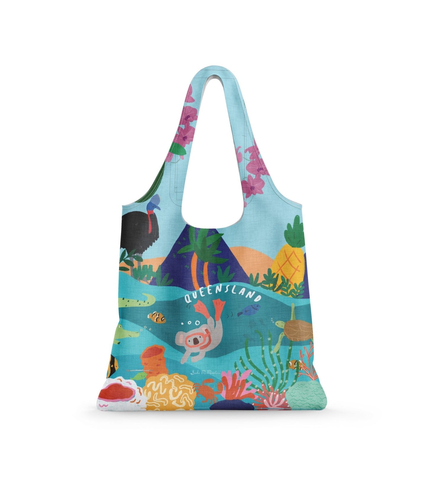 Reusable Shopping Bag – Queensland Eco Tote - Mu Shop
