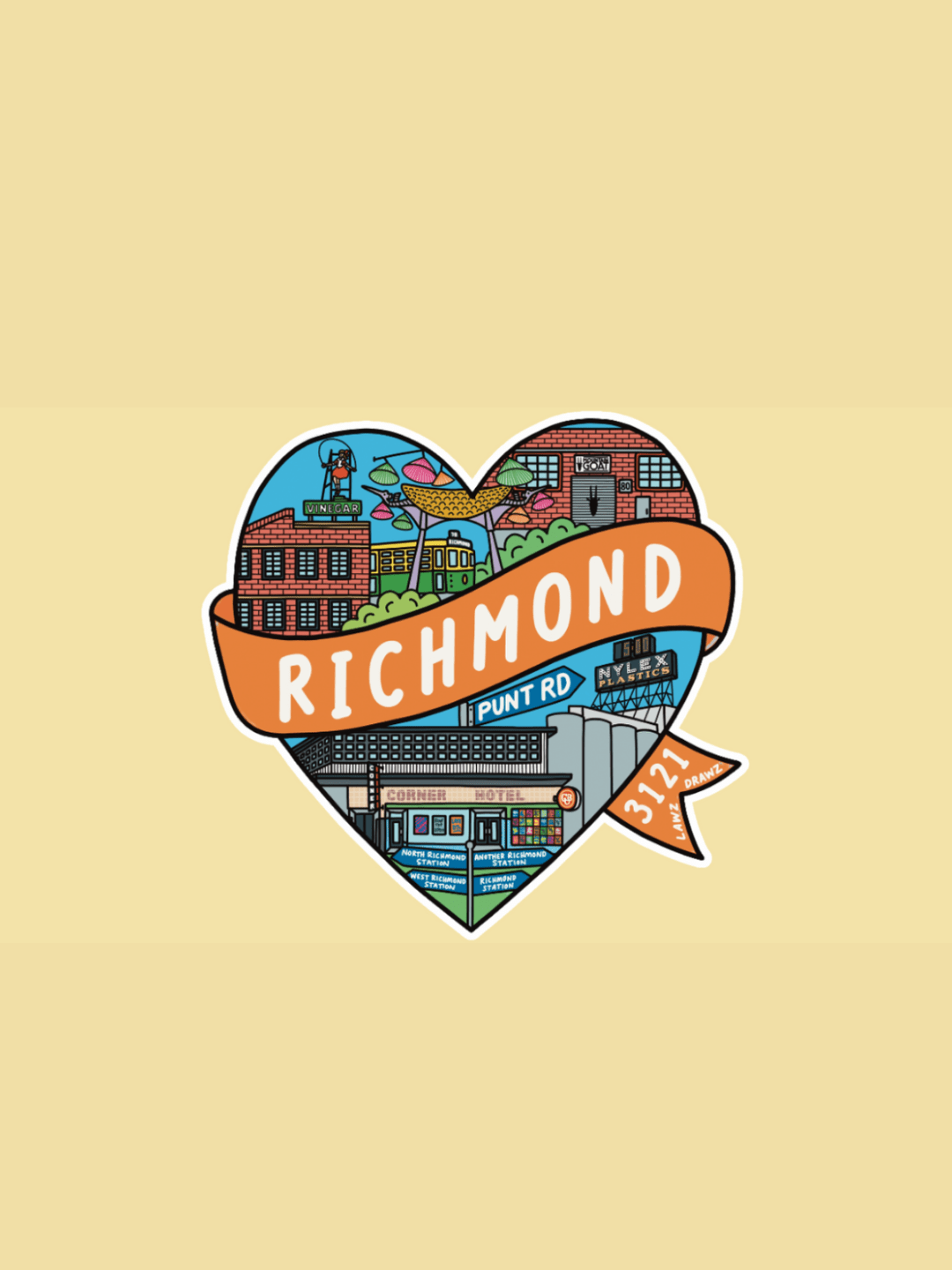 Richmond Sticker - Mu Shop