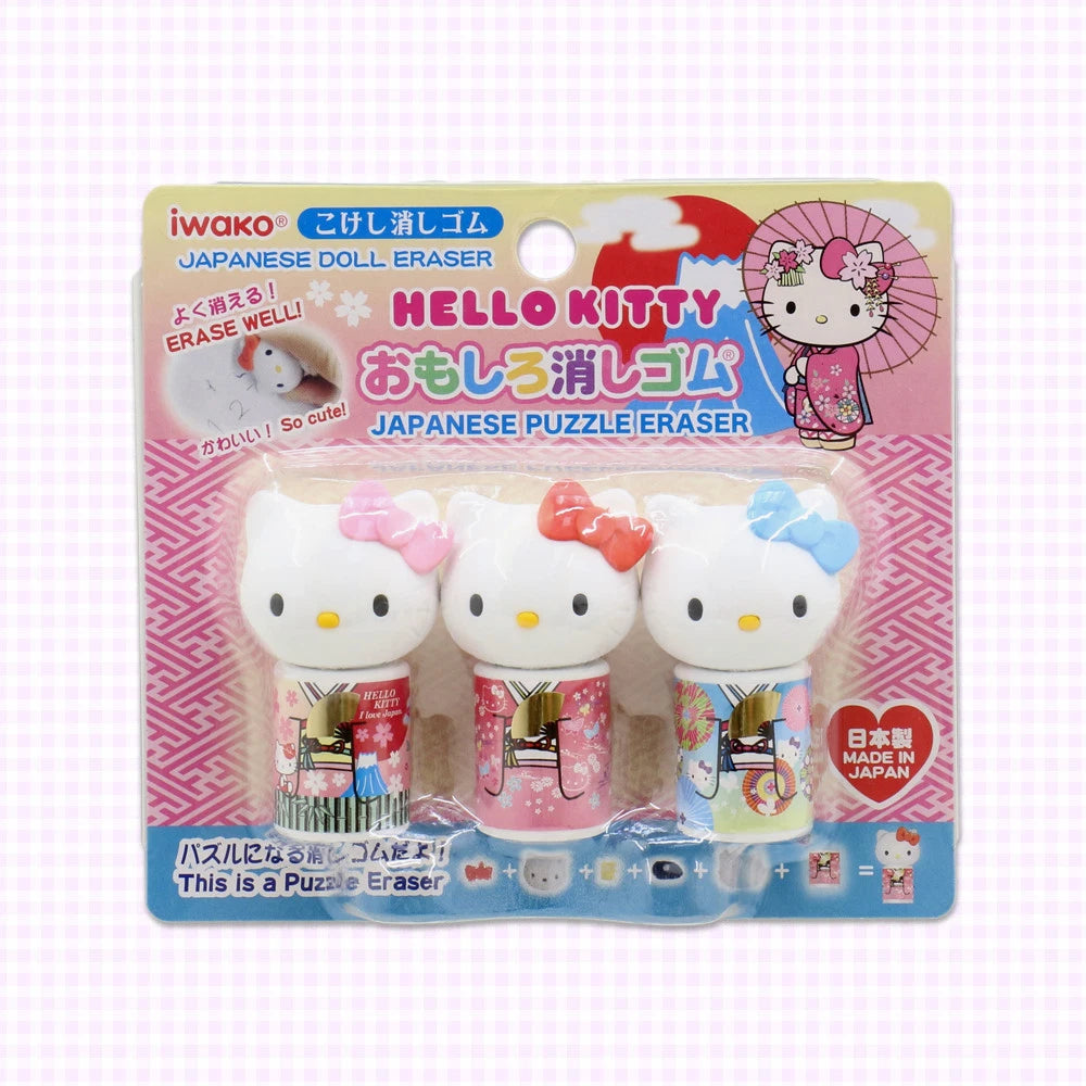Hello Kitty Kokeshi Eraser