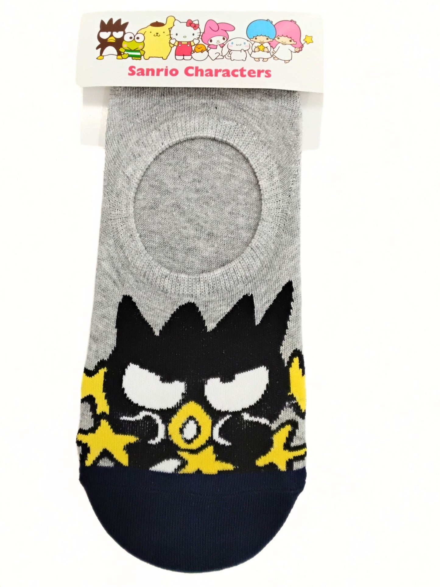 Sanrio Badtz - Maru No - Show Socks – Grey & Navy - Mu Shop
