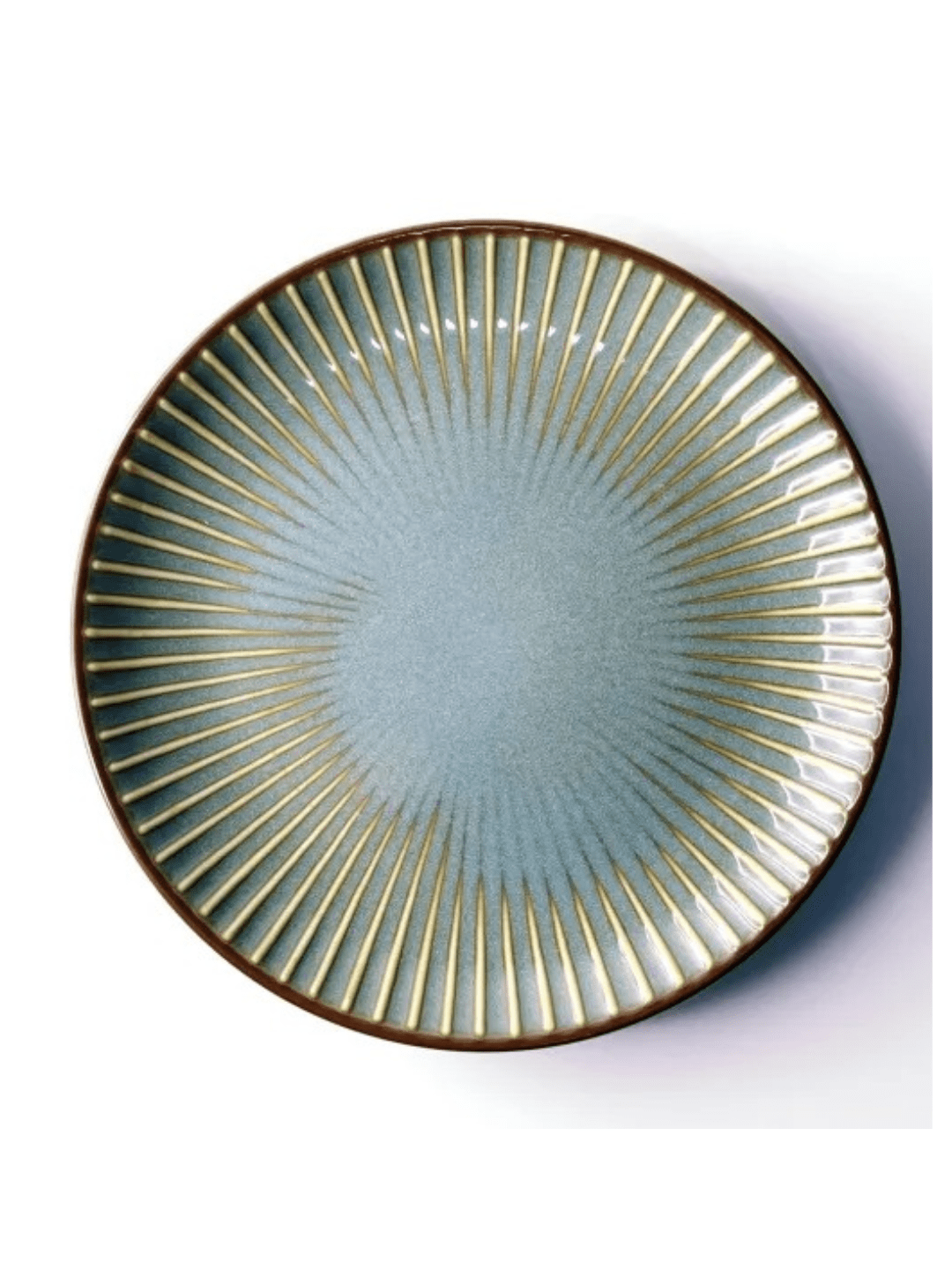 Sendan Chestnut Green Fine Porcelain Plate 21cm Single - Mu Shop