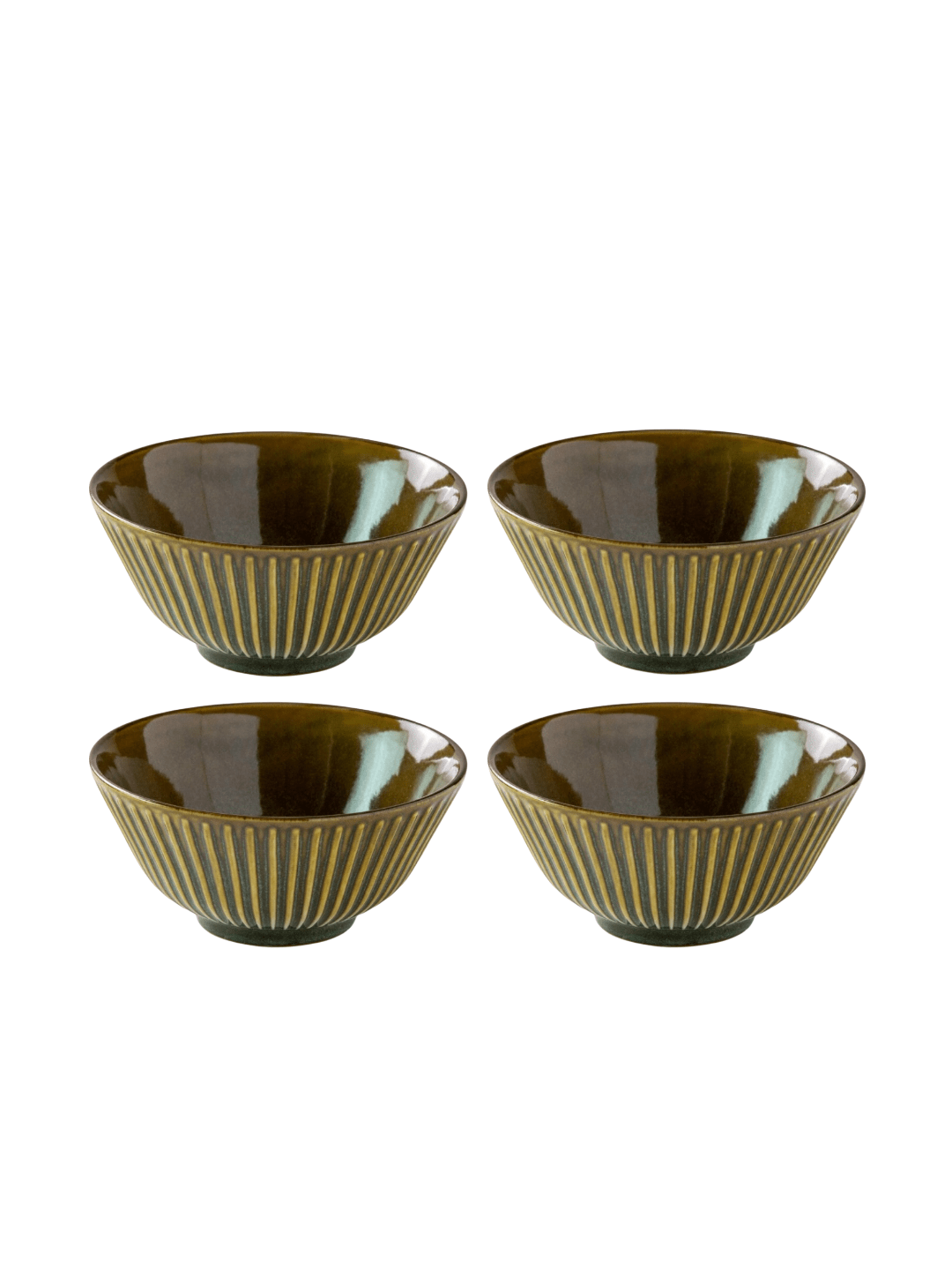 Sendan Chestnut Grey Fine Porcelain Bowl 14cm - set of 4 - Mu Shop