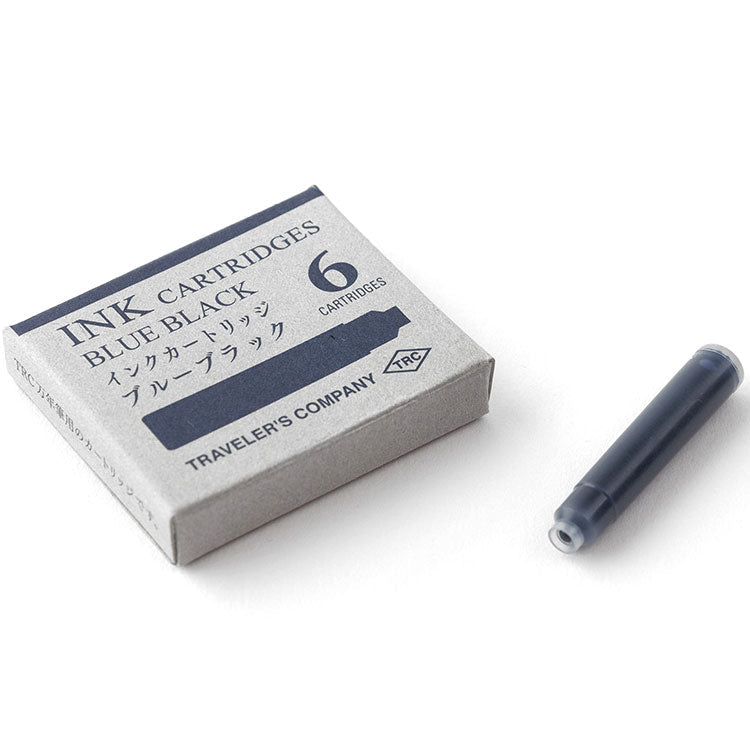 Fountain Pen Ink Cartridges Blue Black – Pack of 6