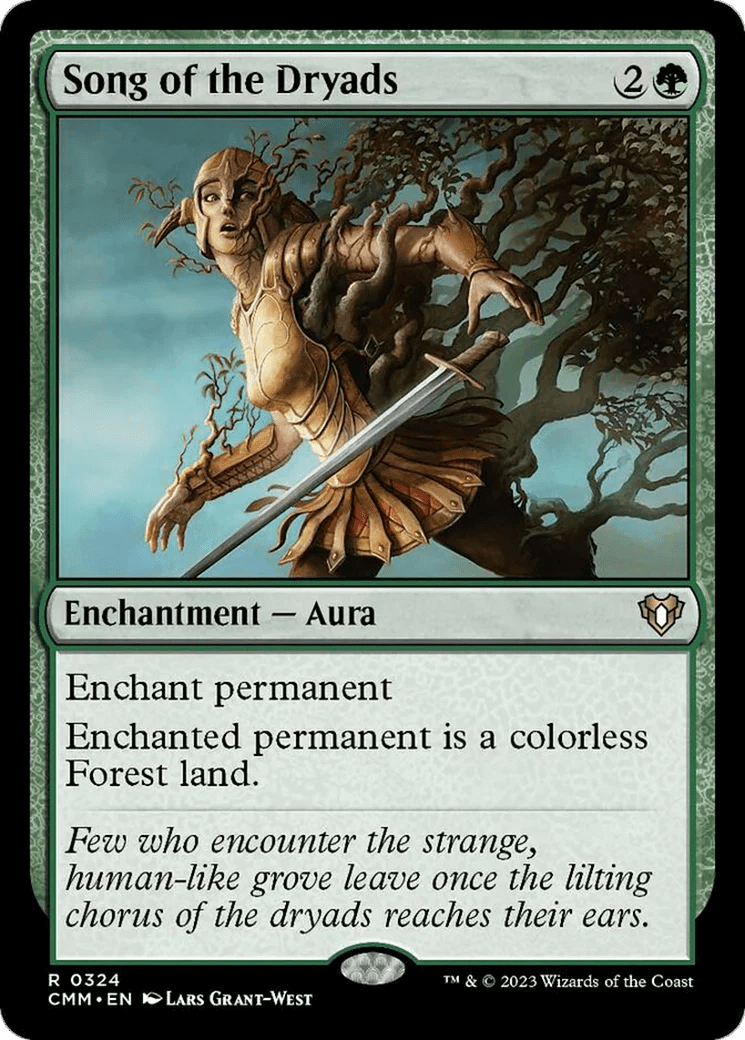 Song of the Dryads FOIL (Commander Masters) - Mu Shop
