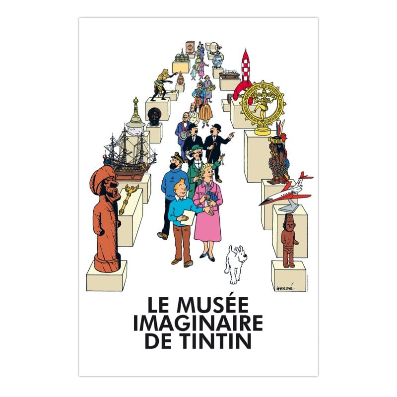 The Unicorn Tintin resin collectible display view