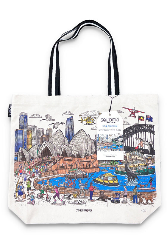 Sydney Cotton Tote Bag (Colour)