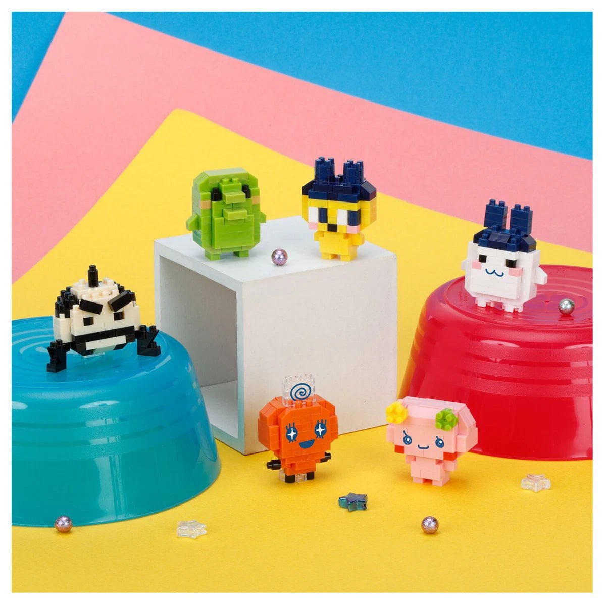 Tamagotchi Mininano Blind Bag Building Block (6 - in - 1 box) - Mu Shop