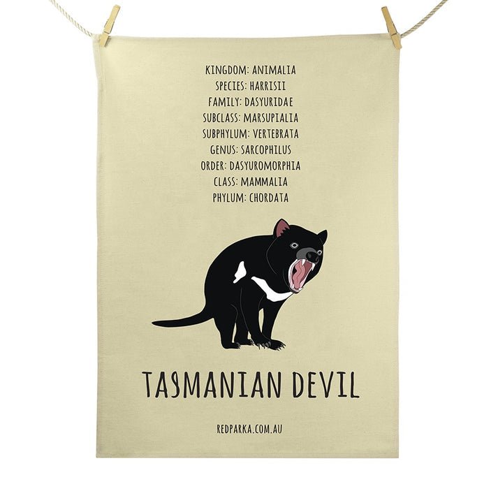 Tasmanian Devil Tea Towel - Mu Shop