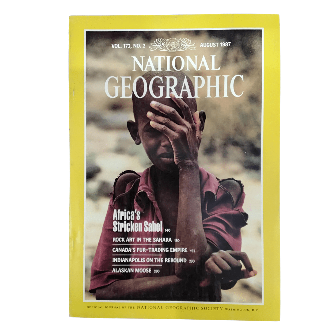 Vintage National Geographic Magazine August 1987 - Mu Shop