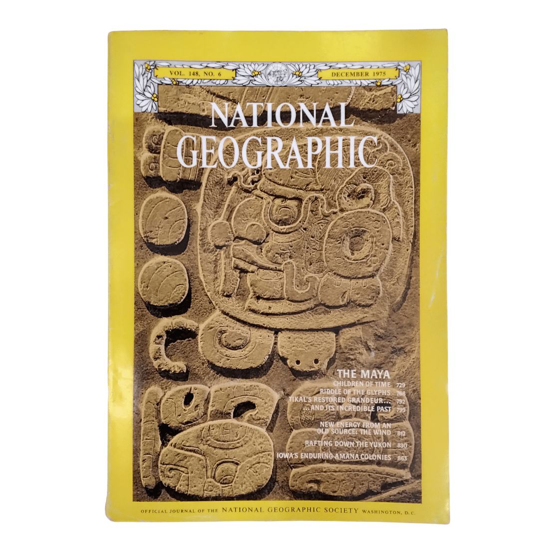 Vintage National Geographic Magazine December 1975 - Mu Shop