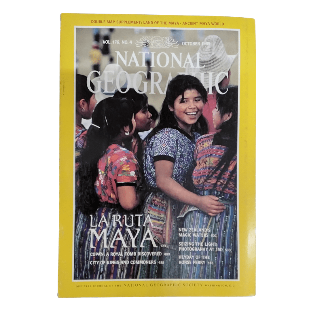 Vintage National Geographic Magazine October 1989 - Mu Shop