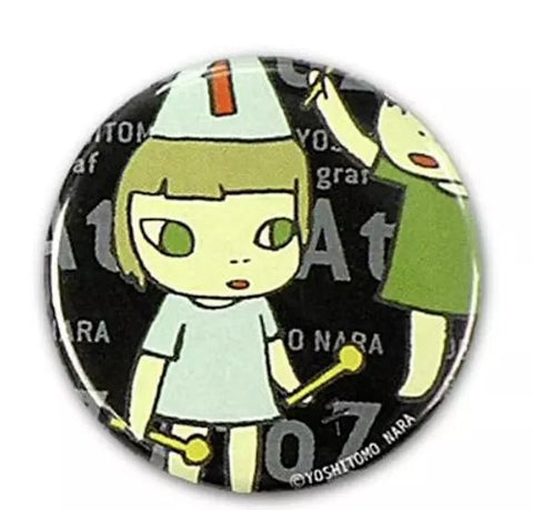 Yoshitomo Nara Tin Badge Can Badge / Brooch [A to Z] Small - Mu Shop