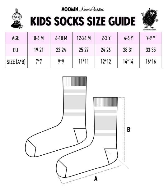 Baby Double Pack Snorkmaiden and Little My Socks (EU 19-21) - Mu Shop
