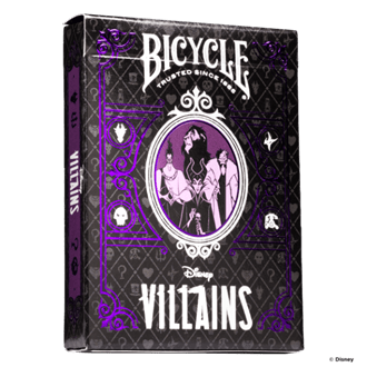 Bicycle Playing Cards Disney - Villains (Purple) - Mu Shop