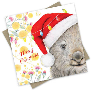 Christmas Card: Merry Christmas Mr Wombat - Mu Shop