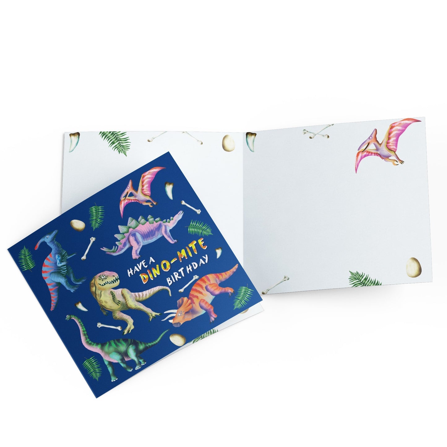 Dino-Mite Birthday Greeting Card - Mu Shop