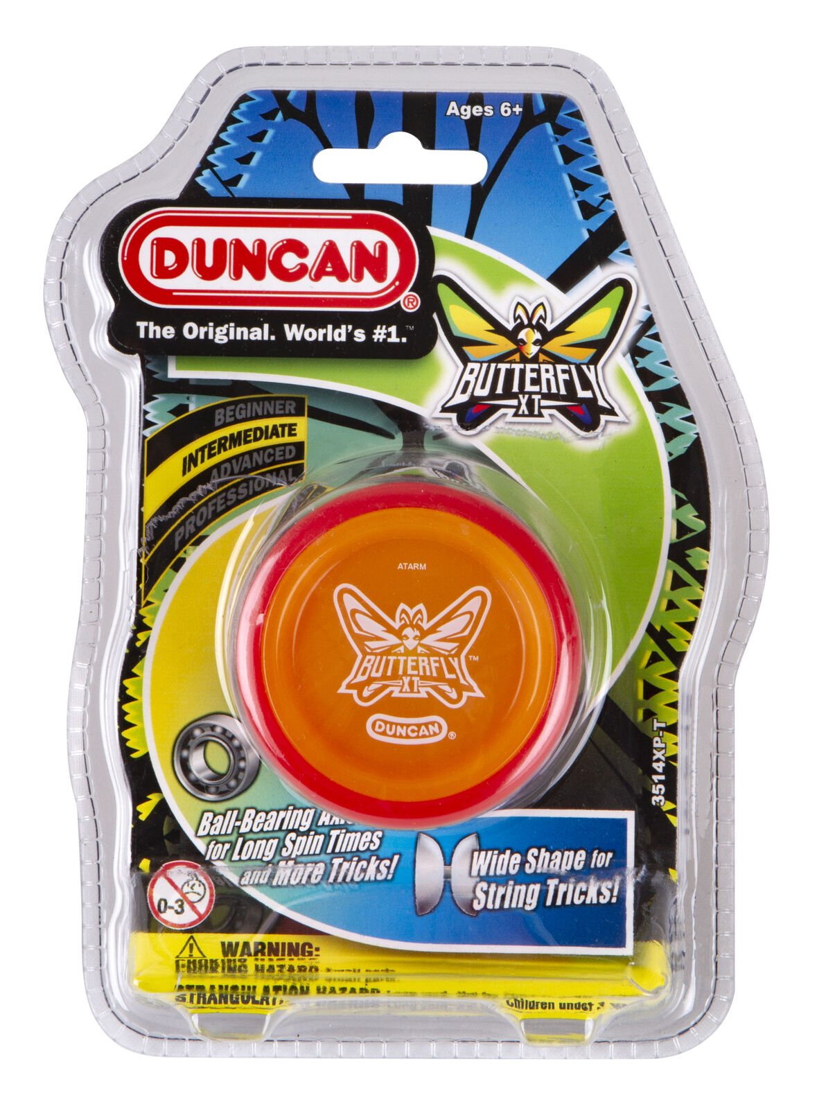 Duncan Yo Yo Intermediate Butterfly - Orange - Mu Shop