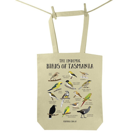 Endemic Birds of Tasmania Tote Bag - Mu Shop