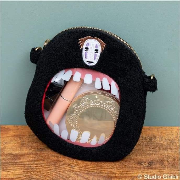 Ensky Studio Ghibli Spirited Away Shoulder Bag No-Face - Mu Shop